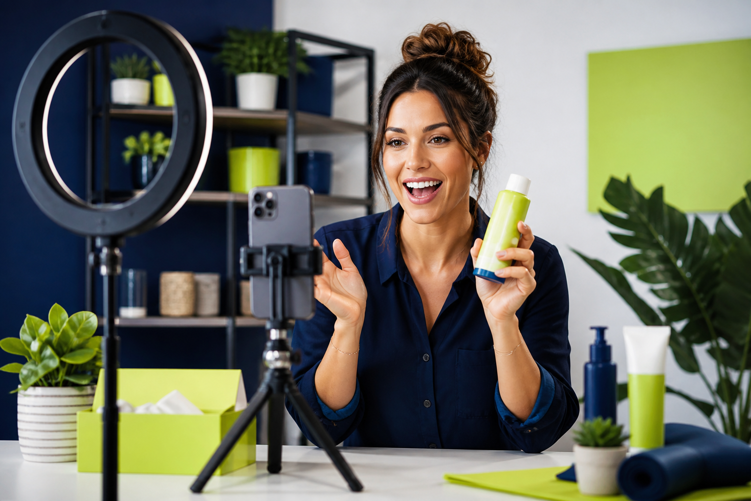 Content creation for a business profile